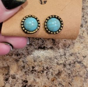 Turquoise studs
